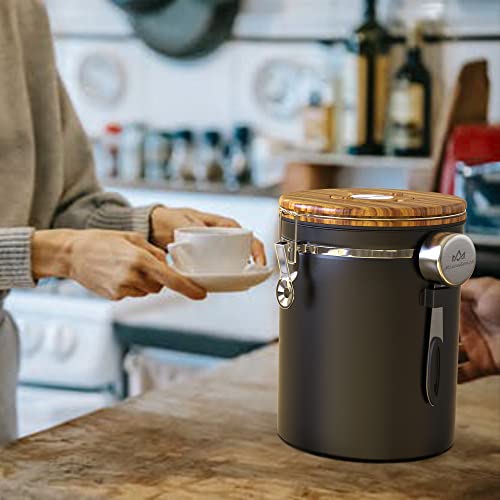 38OZ Coffee Canister for ground coffee with Date Tracker