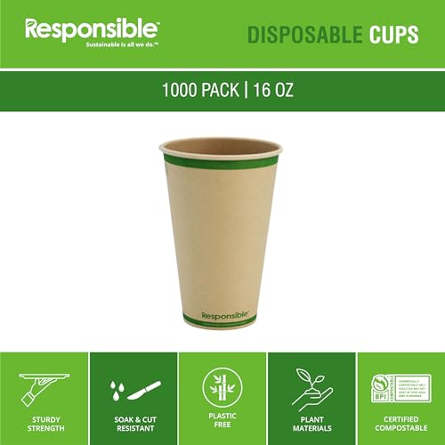 16 oz Paper Hot Cups (16 Count)
