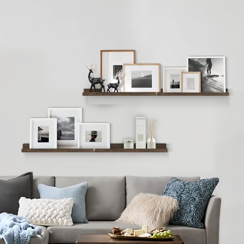 24 Inch Floating Picture Ledge Shelf Set of 4 (4 Count)
