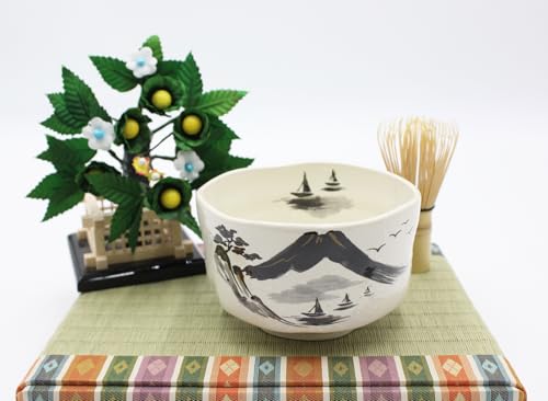 Japanese Traditional Handcrafted Matcha Chawan Tea Bowl Cup Ceremony Tableware Pottery