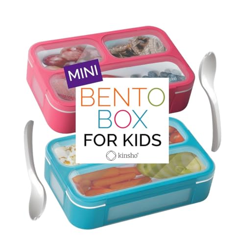 Small Snack Box Containers for Kids Toddlers (2 Count)