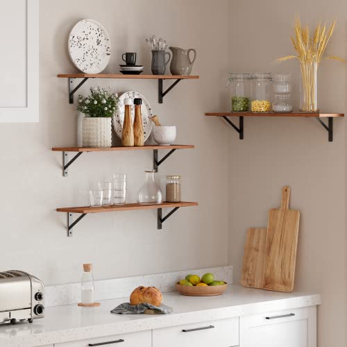 Long Wall Shelves (4 Count)
