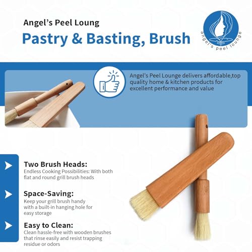 ANGEL’S PEEL LOUNGE Pastry Brush for Baking
