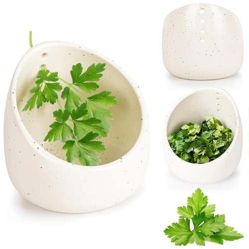 Pottery Herb Stripper Bowl