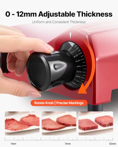 Commercial Meat Slicer 340W Electric Deli Food Slicer 10 inch Blade