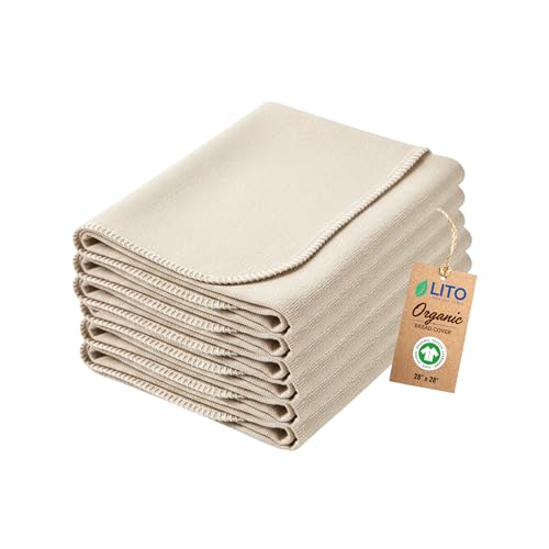 Flour Sack Towels Sourdough Bread Baking Supplies (6 Count)