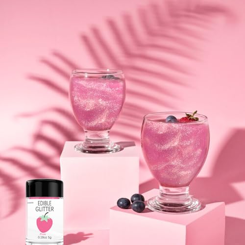 Pink Edible Glimmer Powder Glitter