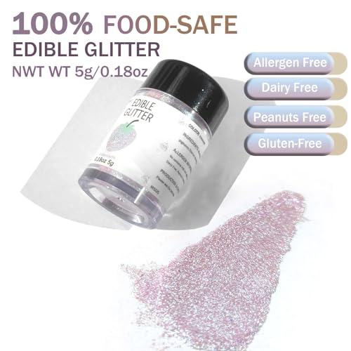 Iridescent Edible Glitter for Drinks