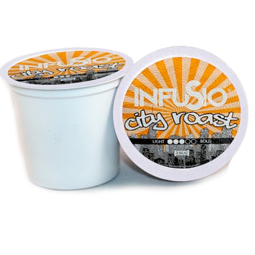 Coffee Pods 96 Count City Roast Medium Roast Single Serve Coffee pods for Keurig K Cups Brewers