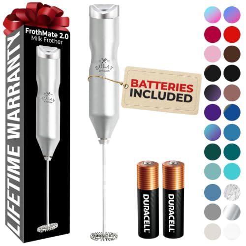 Powerful Frother Wand AA Batteries Included