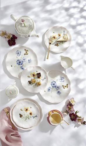 Butterfly Meadow Pink Porcelain 12 (12 Count)