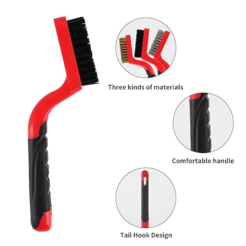 6 Pack Wire Brush Set Nylon
