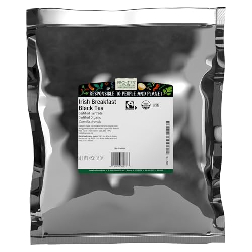 Certified Organic Fair Trade Irish Breakfast Tea (16 Ounce)