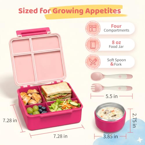Bento Lunch Box with 8oz Soup Thermo
