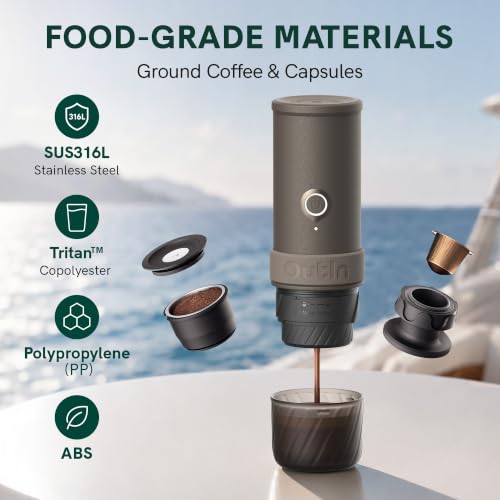 Mino Portable Electric Espresso Machine for Travel with Self