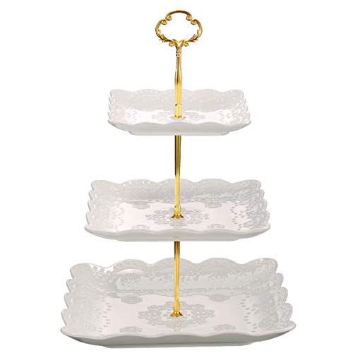 3 Tier Porcelain Cupcake Stand