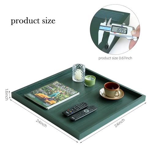 Square Ottoman Table Tray 24"