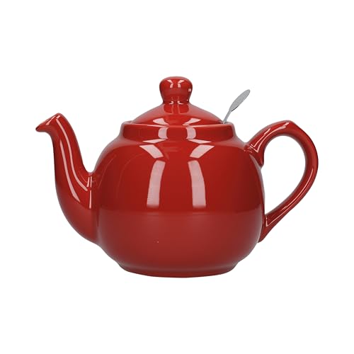 Farmhouse 4 Cup Ceramic Teapot with Removable Infuser and Lid