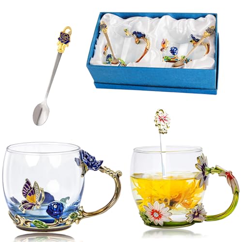 Tea Cup Glass Coffee Mugs (34.99 Count)
