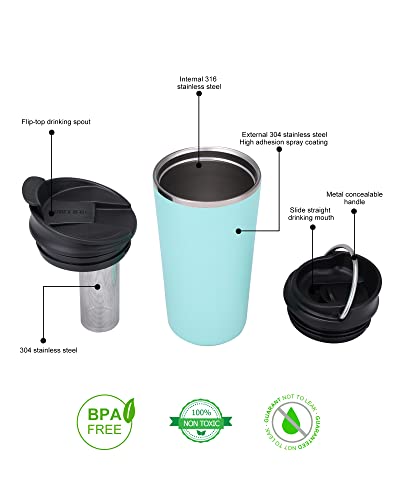 17oz Travel Tea Mug with Infuser