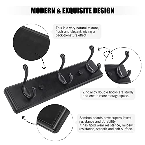 Heavy Duty Wooden Coat Rack