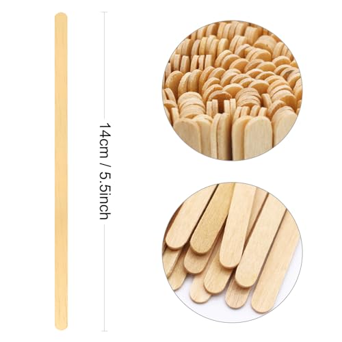 1000PCS 5.5 IN Wooden Coffee Stirrers