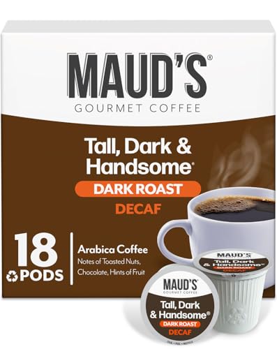Maud’s Decaf Dark Roast Coffee Pods (18 Count)