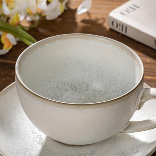 Porcelain Coffee Cup with Saucer