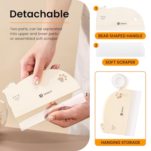 2 Pcs Cake Smoother Scraper (2 Count)