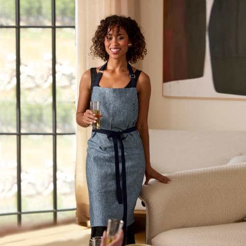 100% Pure Linen Kitchen Apron