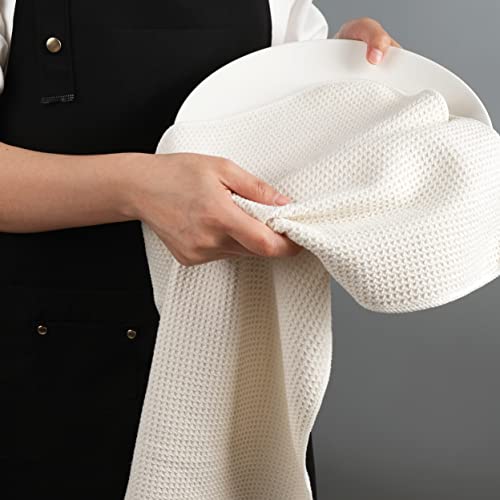 340 GSM Microfiber Waffle Kitchen Dish Tea Towel (12 Count)