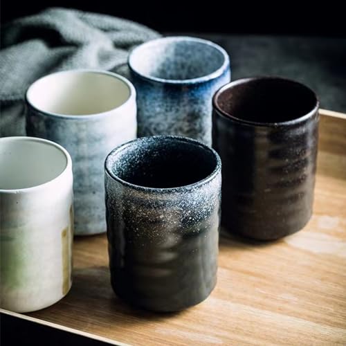 Stoneware Coffee Bar Utensil Holder Tea & Coffee Spoon & Stirrer Holder for Stir Stick Straw Teaspoon Holder Espresso Spoon Cup Small Utensil Jar