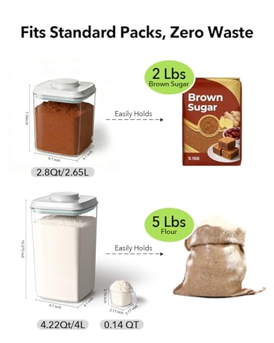 Airtight Food Storage Container with One