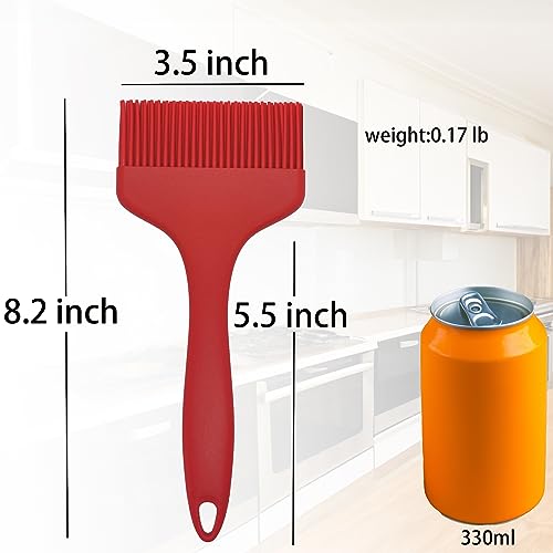 2 Pcs Of Large Silicone Basting Brushes One