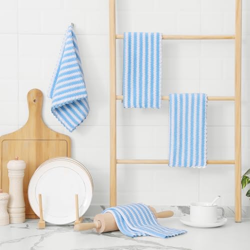 6 Pack Coral Velvet Kitchen Towels (6 Count)