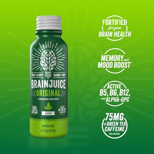 Classic Green Tea Nootropic Supplement Shot (30 Fl Oz)