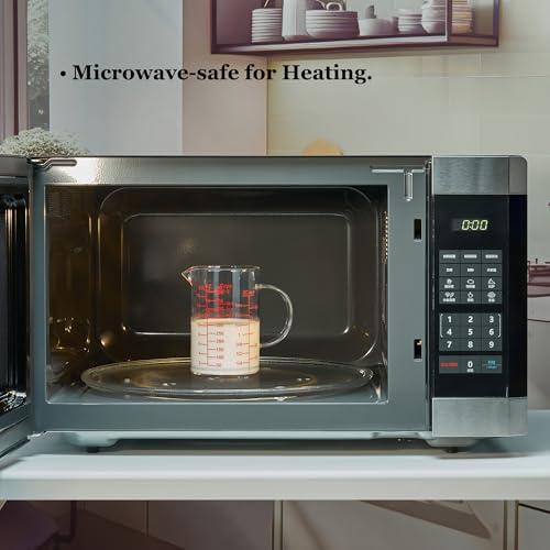Ackers Mirror Scale Glass Measuring Cup