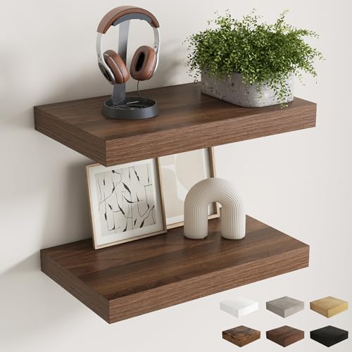 12 Inch Deep Floating Shelves for Wall (2 Count)