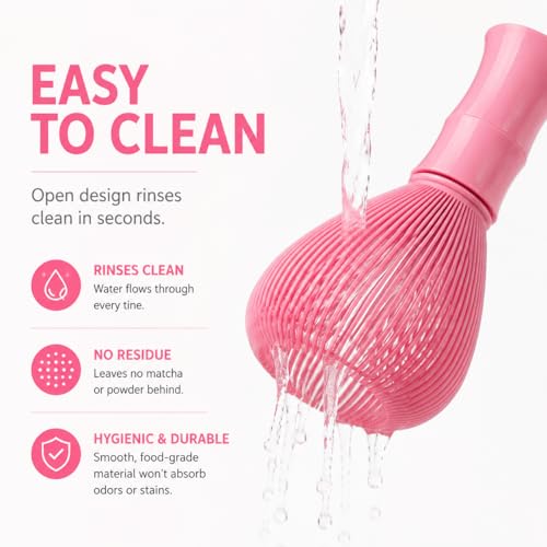 Traditional Matcha Whisk Reusable Resin Matcha Whisk Chasen Dishwasher Safe Matcha Stirrer Matcha Green Tea Powder Preparation Prepare Japanese Matcha Tea