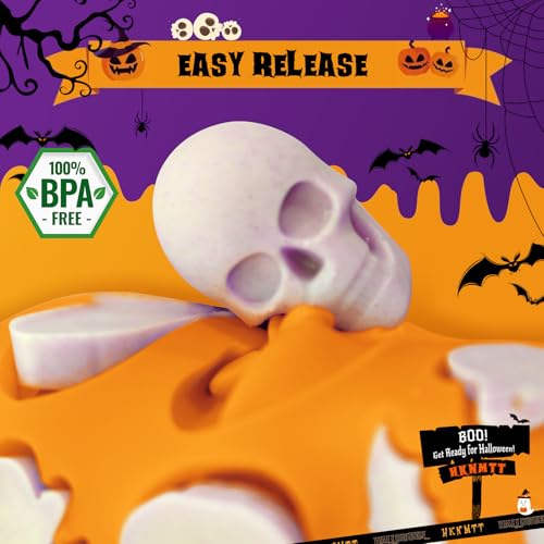 Halloween Molds Silicone for Chocolate 4 Pack