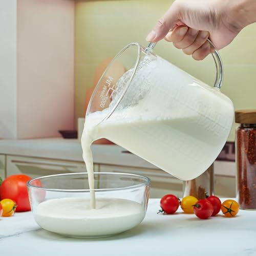 Borosilicate Glass Measuring Cup with Insulated Handle