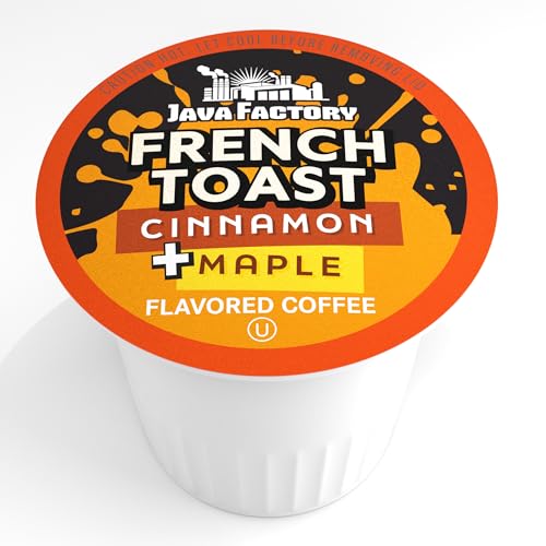 Coffee Pods Cinnamon and Maple Flavored Coffee Compatible with K Cup Brewers Including 2.0 (80 Count)