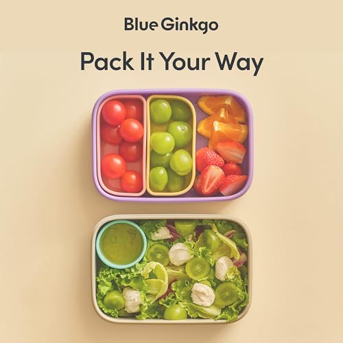 Bento Style Silicone Lunch Box Set