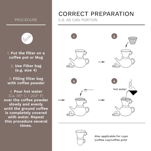 XXL Porcelain Coffee Dripper White