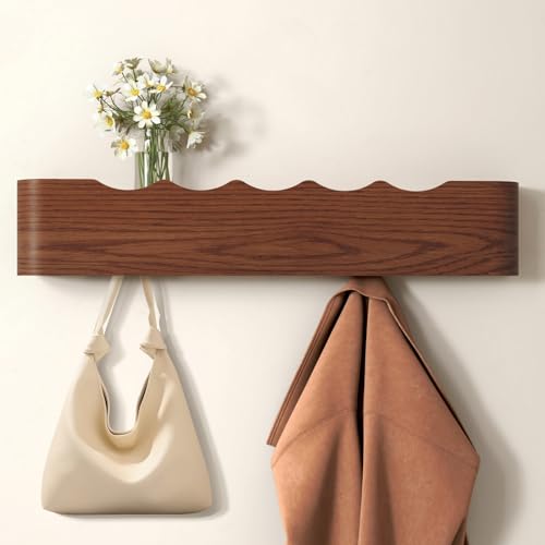Wall Mounted Coat Rack with Shelf