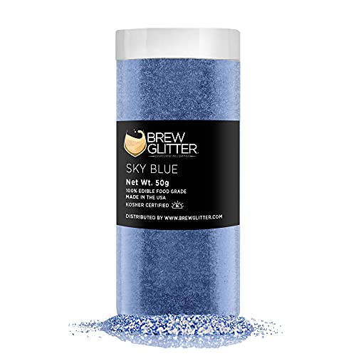 Sky Blue BREW GLITTER Edible Glitter For Drinks