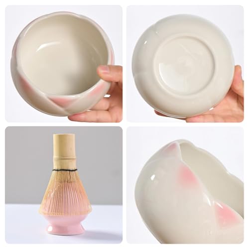 8 pieces Handmade Gift box set of ceramic matcha bowl