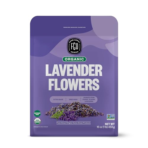 Organic Dried Lavender Flowers (16 Ounce)