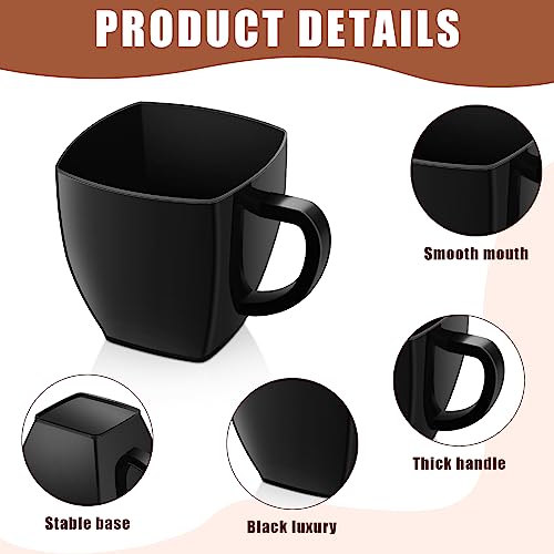 100 Pcs Mini Disposable Tea Cups with Handle (100 Count)