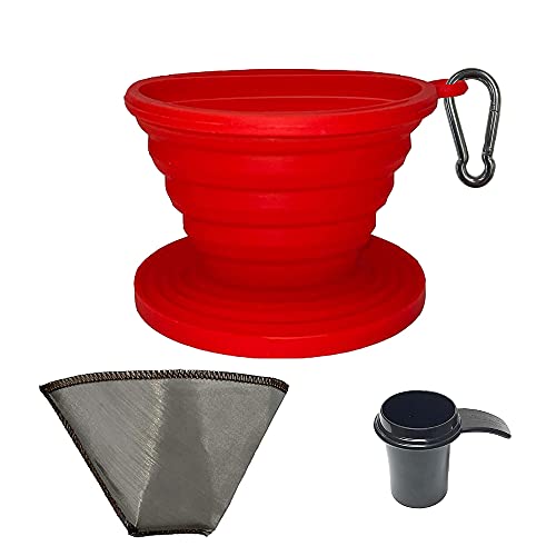 Collapsible Silicone Portable Reusable Coffee Dripper w